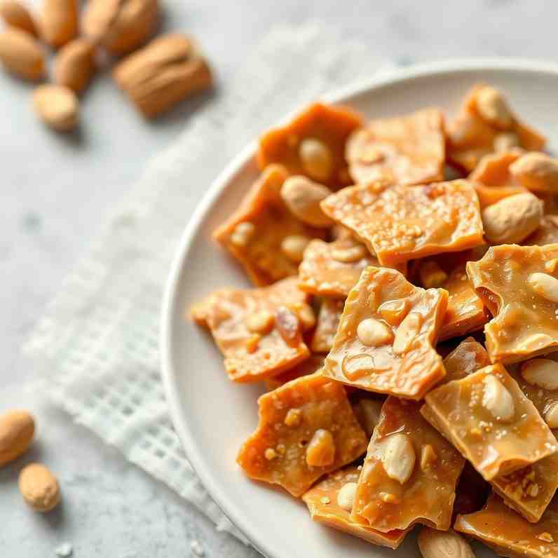 Easy Peanut Brittle - Sweet & Salty Crunch